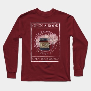 Reading Book, Book Lovers Long Sleeve T-Shirt